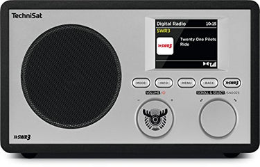TechniSat Digitradio 303 SWR3-Edition Internetradio (Direktwahltaste SWR3, WLAN, DAB+, DAB, UKW, Bluetooth, Radiowecker, Wifi Streamingfunktion, Kopfhöreranschluss, 2 Watt RMS) schwarz im Sale